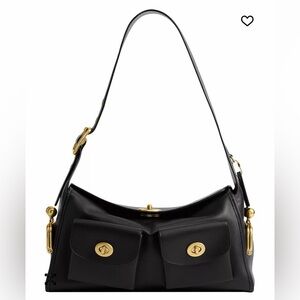 NWT Coach haversack large leather Turnlock shoulder bag